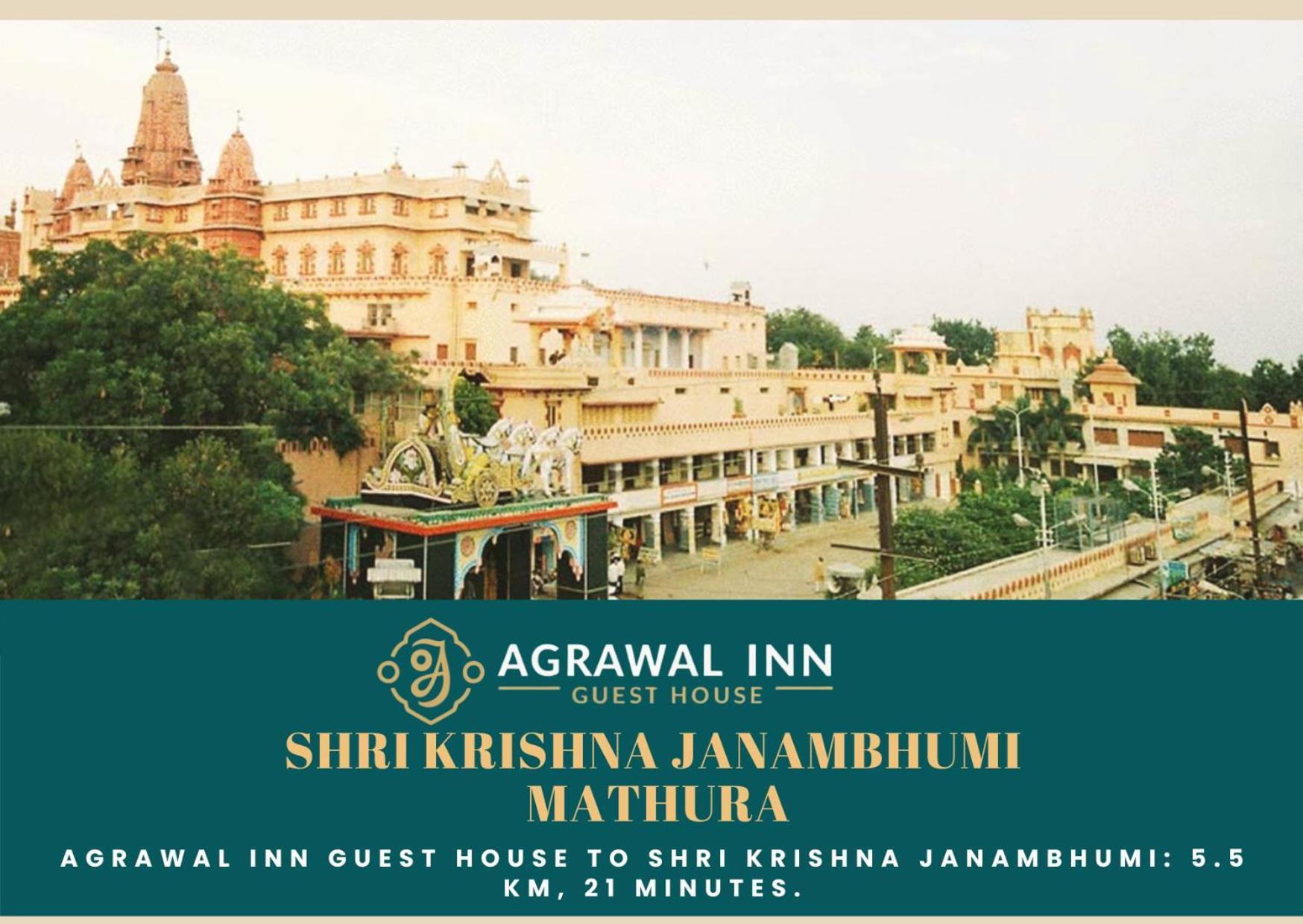 Agrawal Inn Guest House Mathura Ngoại thất bức ảnh
